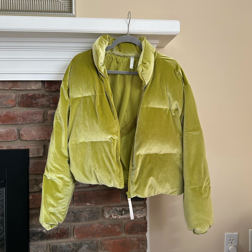 Fabletics Green Puffer Jacket